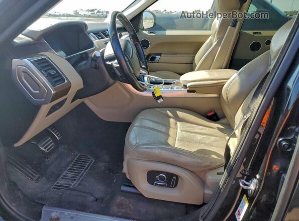 SALWR2EF7GA101462 2016 LAND ROVER RANGE Черный Вид салона спереди