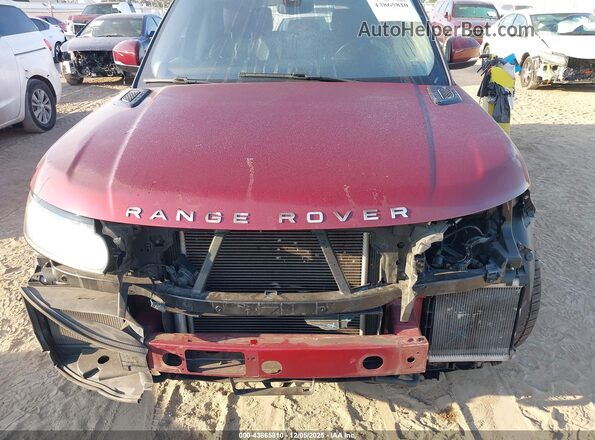 SALWR2FV3HA683325 2017 LAND ROVER RANGE ROVER SPORT Burgundy წინა ხედი