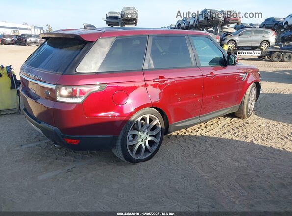 SALWR2FV3HA683325 2017 LAND ROVER RANGE ROVER SPORT Burgundy უკანა მარჯვენა