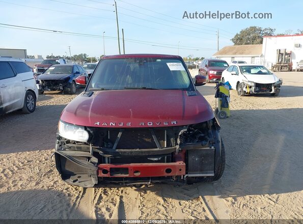 SALWR2FV3HA683325 2017 LAND ROVER RANGE ROVER SPORT Burgundy უკანა სალონის ხედი