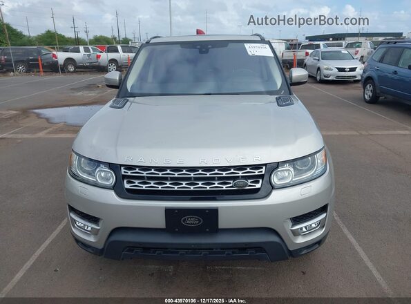 SALWR2FV9HA690408 2017 LAND ROVER RANGE ROVER SPORT Бежевый Вид спереди