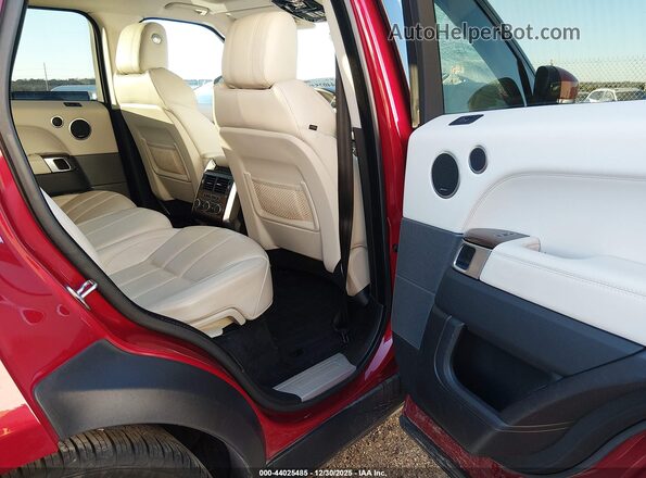 SALWR2FVXHA136262 2017 LAND ROVER RANGE ROVER SPORT Red Вид наклейки з VIN-кодом