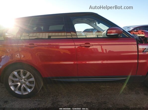 SALWR2FVXHA136262 2017 LAND ROVER RANGE ROVER SPORT Red Вид задньої частини салону