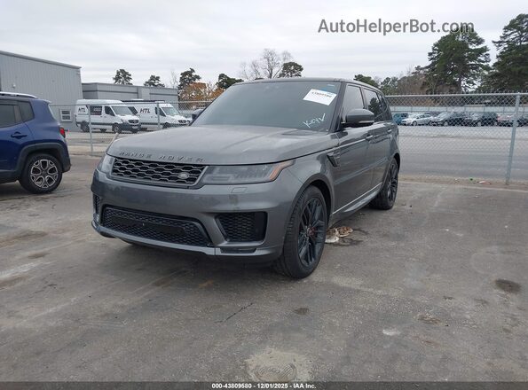 SALWR2RE2JA182895 2018 LAND ROVER RANGE ROVER SPORT Gray წინა მარცხენა ხედი სამი მეოთხედიდან