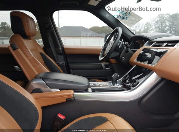 SALWR2RE2JA182895 2018 LAND ROVER RANGE ROVER SPORT Gray წინა სალონის ხედი