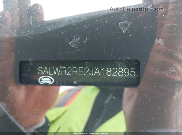 SALWR2RE2JA182895 2018 LAND ROVER RANGE ROVER SPORT Gray ძრავის განყოფილების ხედი