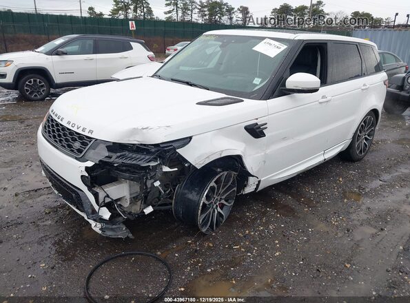 SALWR2RE6JA801952 2018 LAND ROVER RANGE ROVER SPORT White Передня ліва чверть