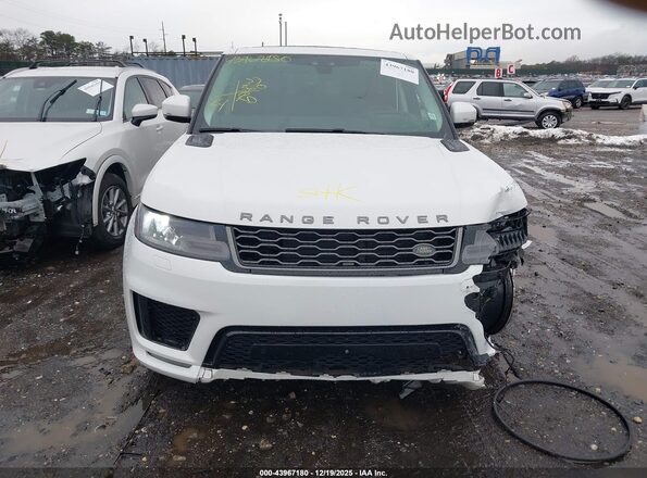 SALWR2RE6JA801952 2018 LAND ROVER RANGE ROVER SPORT White Вид щитка приладів