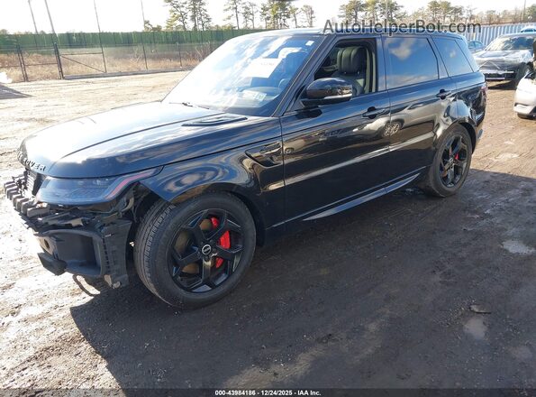 SALWR2RV0KA844541 2019 LAND ROVER RANGE ROVER SPORT Черный Передняя левая четверть