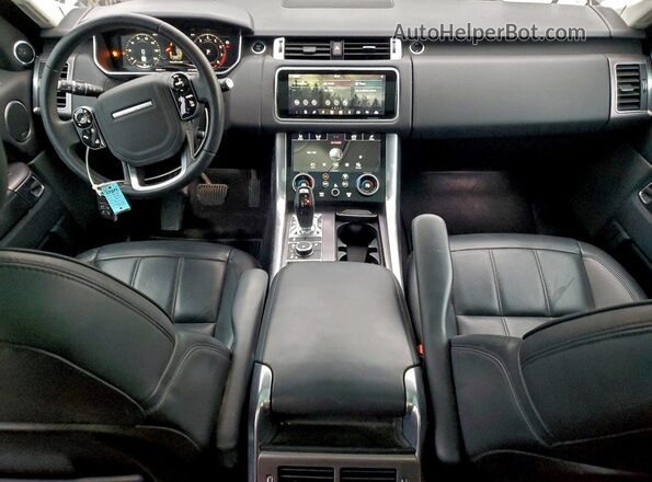 SALWR2SU3LA899553 2020 LAND ROVER RANGE Black ხელსაწყოთა პანელის ხედი