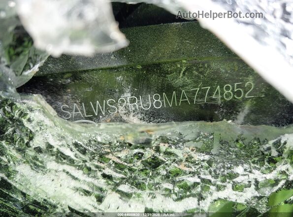 SALWS2RU8MA774852 2021 LAND ROVER RANGE ROVER SPORT Черный Вид подкапотного пространства