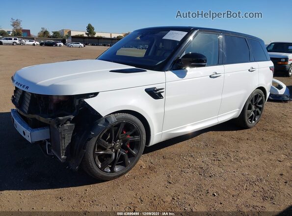 SALWV2SV0JA403416 2018 LAND ROVER RANGE ROVER SPORT White Առջևի ձախ երեք քառորդ տեսարան