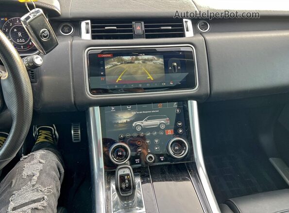 SALWZ2RE6MA752269 2021 LAND ROVER RANGE Red უკანა სავარძლების ხედი