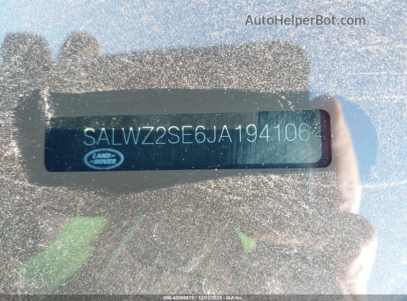 SALWZ2SE6JA194106 2018 LAND ROVER RANGE ROVER SPORT Blue 