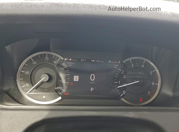 SALYJ2EX1MA311219 2021 LAND ROVER RANGE White Вид щитка приладів
