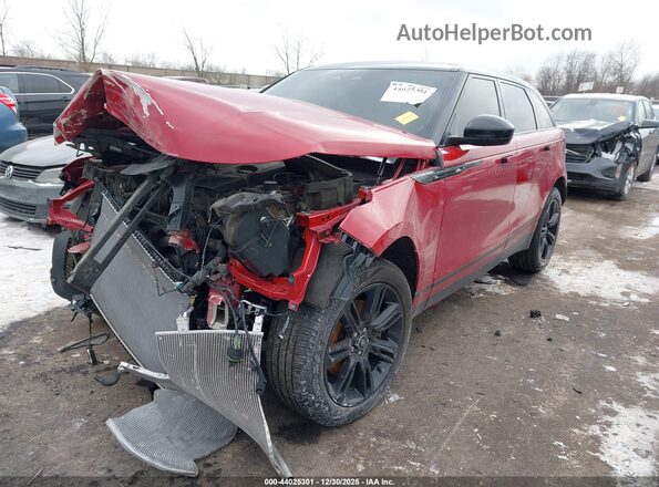 SALYJ2EX1NA347316 2022 LAND ROVER RANGE ROVER VELAR Красный Передняя левая четверть