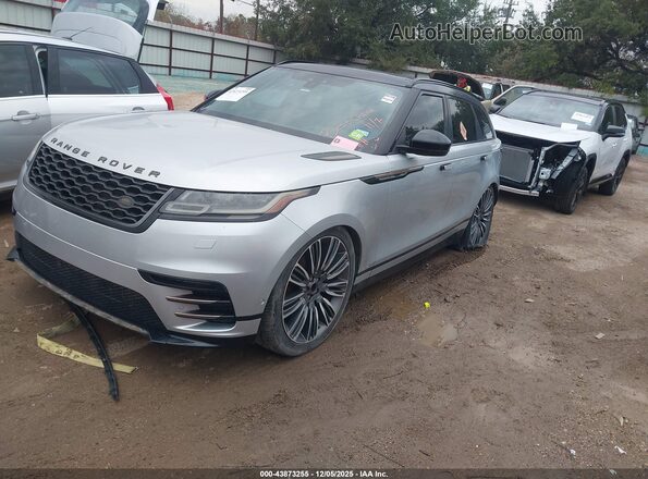 SALYL2FV7KA208942 2019 LAND ROVER RANGE ROVER VELAR Серебряный Передняя левая четверть