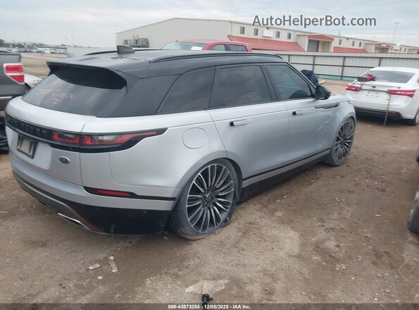 SALYL2FV7KA208942 2019 LAND ROVER RANGE ROVER VELAR Серебряный Задняя правая четверть