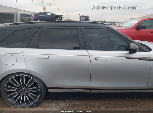 SALYL2FV7KA208942 2019 LAND ROVER RANGE ROVER VELAR Серебряный Вид задней части салона