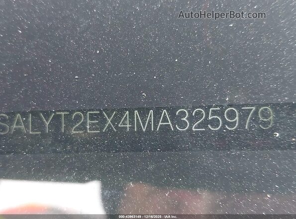 SALYT2EX4MA325979 2021 LAND ROVER RANGE ROVER VELAR Black Вид підкапотного простору