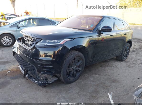 SALYT2EXXMA317191 2021 LAND ROVER RANGE ROVER VELAR Black Առջևի ձախ երեք քառորդ տեսարան