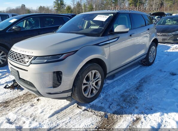 SALZJ2FX2LH061014 2020 LAND ROVER RANGE ROVER EVOQUE Silver წინა მარცხენა ხედი სამი მეოთხედიდან