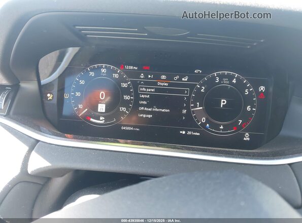 SALZJ2FX3LH089064 2020 LAND ROVER RANGE ROVER EVOQUE White Widok tylnych siedzeń