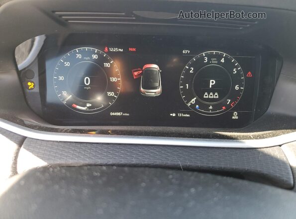 SALZJ2FX7LH026839 2020 LAND ROVER RANGE Gray Սարքավորումների վահանակի տեսք