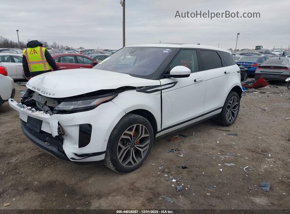 SALZP2FX0LH032562 2020 LAND ROVER RANGE ROVER EVOQUE White Առջևի ձախ երեք քառորդ տեսարան