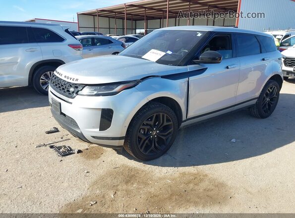SALZP2FX4LH018146 2020 LAND ROVER RANGE ROVER EVOQUE Silver Առջևի ձախ երեք քառորդ տեսարան