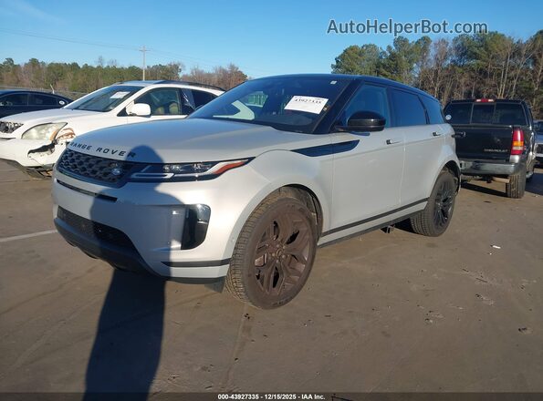 SALZP2FX4LH075737 2020 LAND ROVER RANGE ROVER EVOQUE Silver წინა მარცხენა ხედი სამი მეოთხედიდან