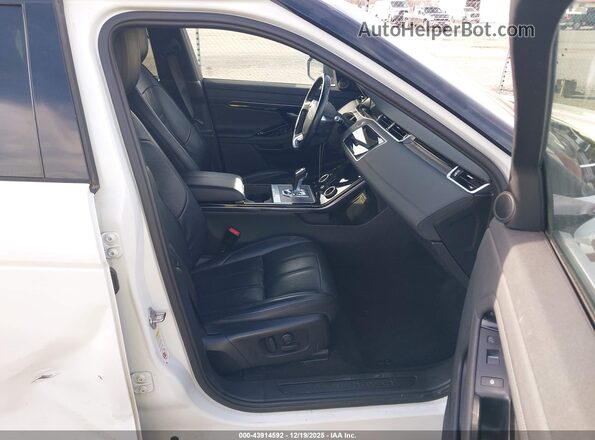 SALZP2FX4LH080338 2020 LAND ROVER RANGE ROVER EVOQUE White Вид салону спереду