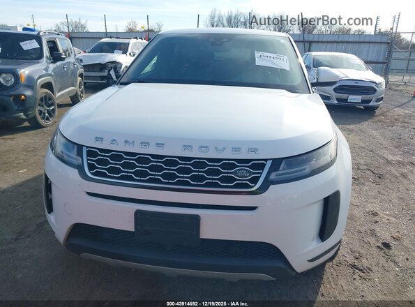 SALZP2FX4LH080338 2020 LAND ROVER RANGE ROVER EVOQUE White Вид щитка приладів