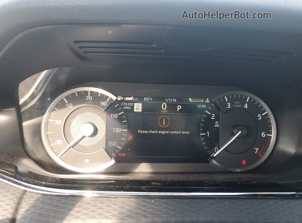 SALZT2FX2NH171378 2022 LAND ROVER RANGE Black Vista del cuadro de instrumentos