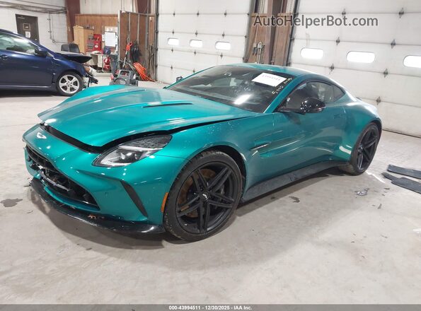 SCFSMGFW5SGN10079 2025 ASTON MARTIN VANTAGE Зеленый Передняя левая четверть
