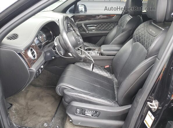 SJAAC2ZV0HC013011 2017 BENTLEY BENTAYGA Угольный Вид салона спереди