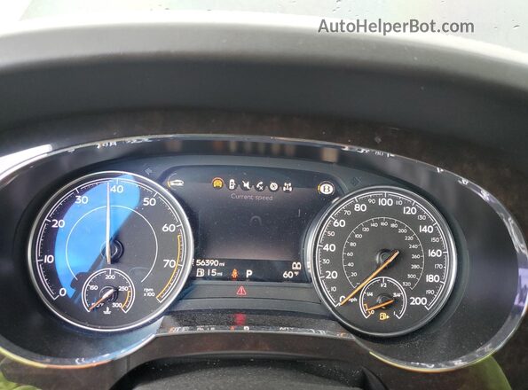 SJAAC2ZV0HC013011 2017 BENTLEY BENTAYGA Угольный Вид щитка приборов