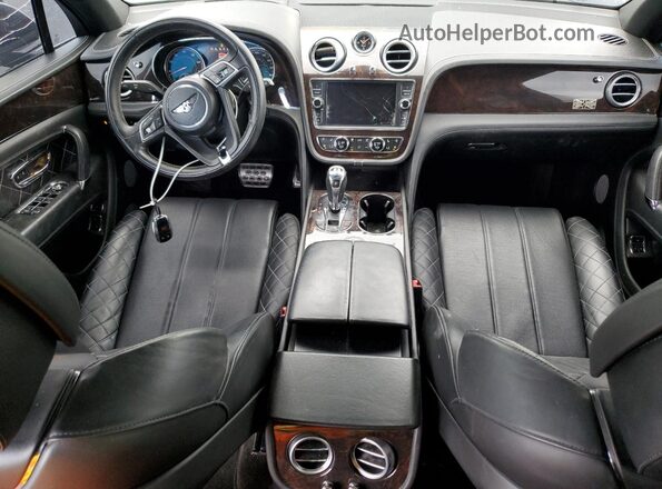 SJAAC2ZV0HC013011 2017 BENTLEY BENTAYGA Угольный Вид панели приборов