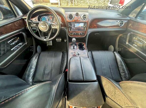 SJAAC2ZV4HC016056 2017 BENTLEY BENTAYGA Black წინა პანელის ხედი