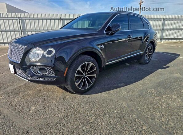 SJAAC2ZV6HC015703 2017 BENTLEY BENTAYGA Черный Задняя левая четверть