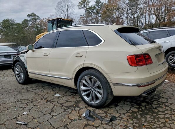 SJAAC2ZV9HC013752 2017 BENTLEY BENTAYGA Кремовый Задняя левая четверть