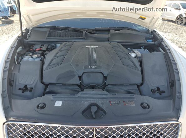 SJAAM2ZV3MC032885 2021 BENTLEY BENTAYGA White Vista del compartimento del motor
