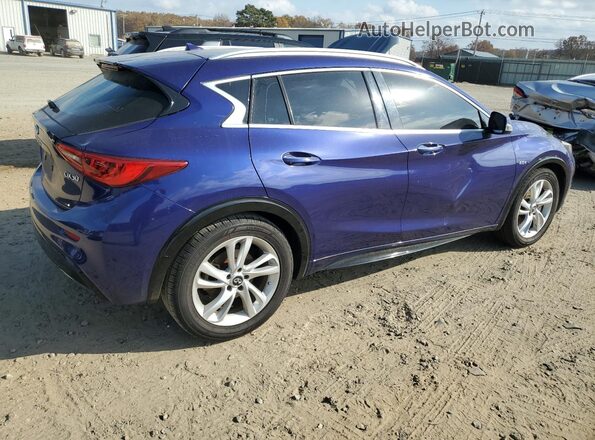 SJKCH5CP4KA008530 2019 INFINITI QX30 Blue Front right
