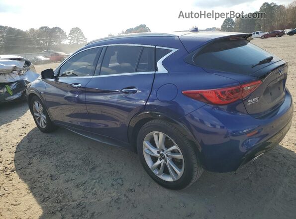 SJKCH5CP4KA008530 2019 INFINITI QX30 Blue Rear right
