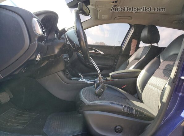 SJKCH5CP4KA008530 2019 INFINITI QX30 Blue Dashboard view