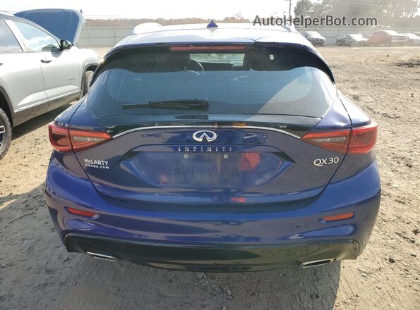 SJKCH5CP4KA008530 2019 INFINITI QX30 Blue Front interior view