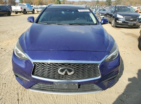 SJKCH5CP4KA008530 2019 INFINITI QX30 Blue Rear view