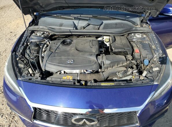 SJKCH5CP4KA008530 2019 INFINITI QX30 Blue VIN sticker view