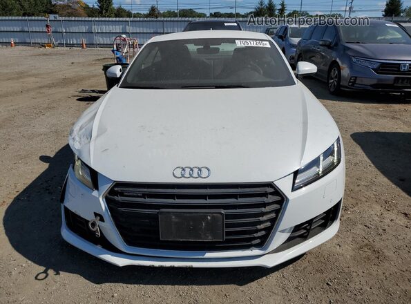 TRUC5AFV9J1007179 2018 AUDI TT White წინა ხედი