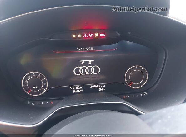 TRUT5CFVXH1003373 2017 AUDI TT Silver 